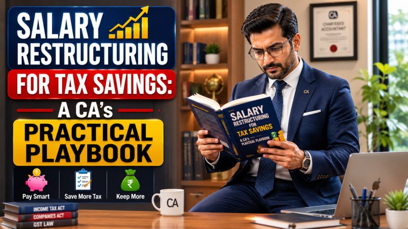 Salary Restructuring for Tax Savings: A CA's Practical Playbook