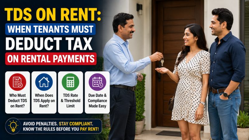 TDS on Rent: When Tenants Must Deduct Tax on Rental Payments