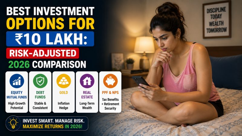 Best Investment Options for ₹10 Lakh: Risk-Adjusted 2026 Comparison